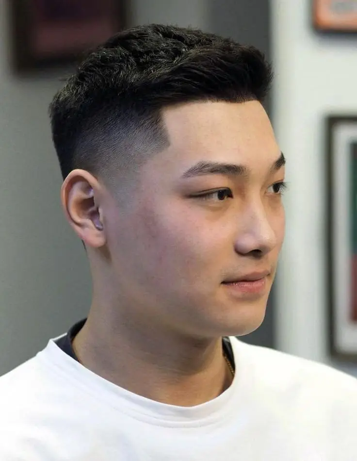 Crew Cut with Taper Mid Fade