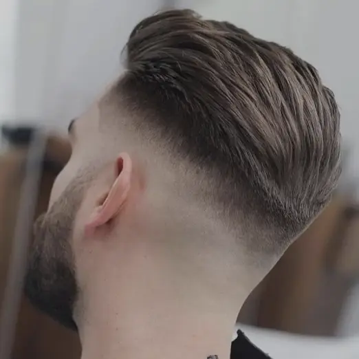 With a Slick Back