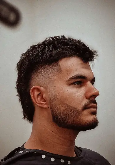High Taper Fade Mullet