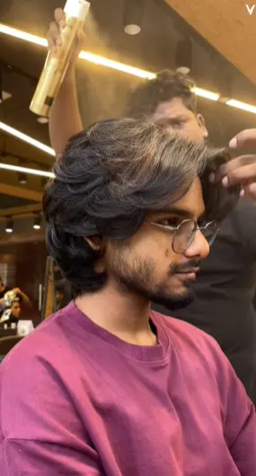 Mid-Length Wolf Cut with Choppy Layers