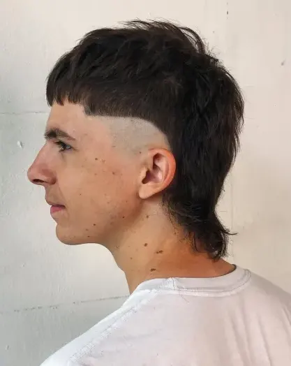 With undercut