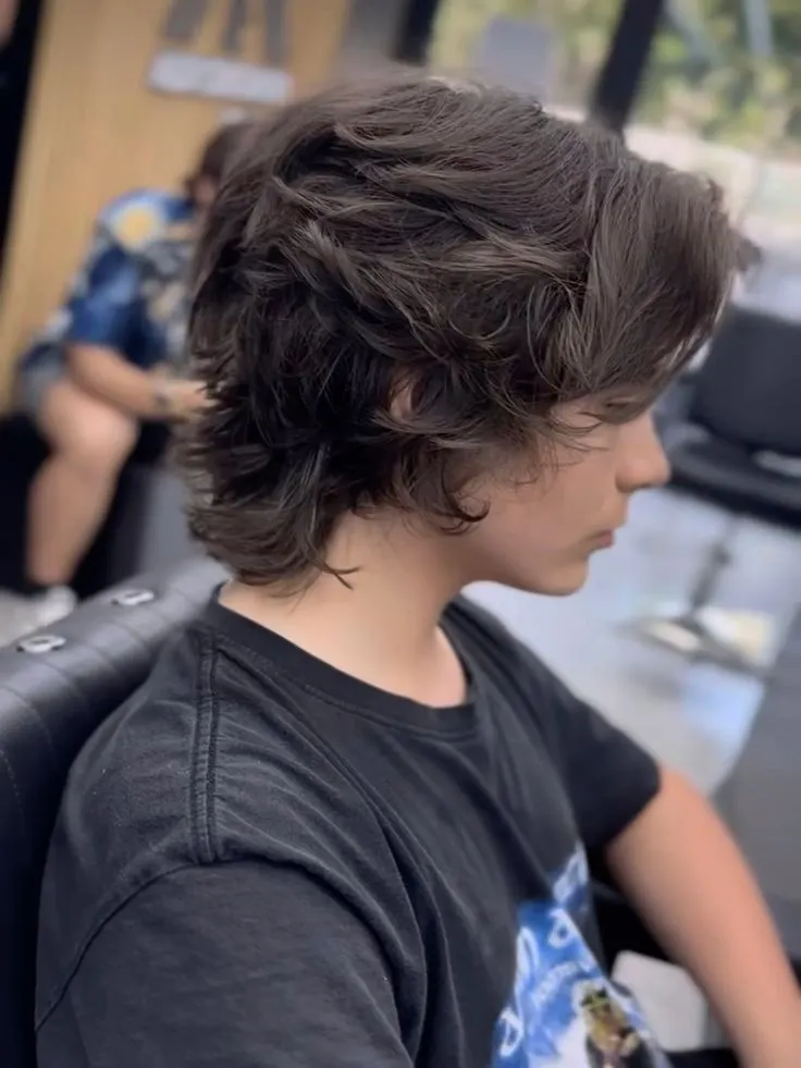 messy wolfcut