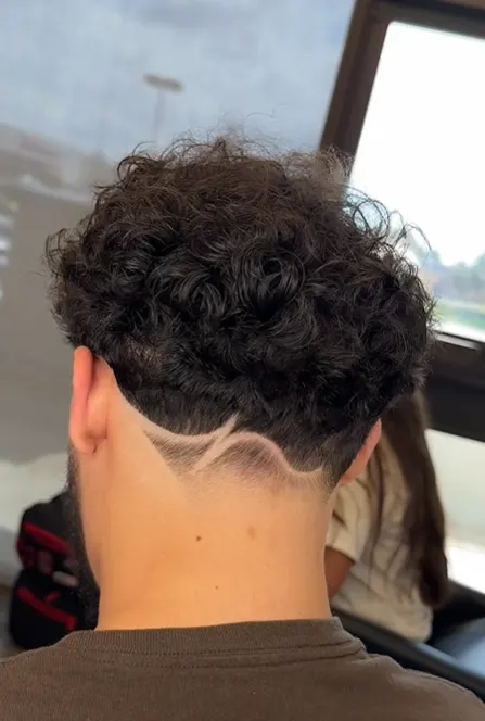 Blowout Taper Fade With Design