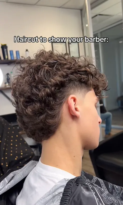 Blowout Haircut Taper Mullet
