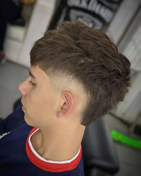 burst fade mullet