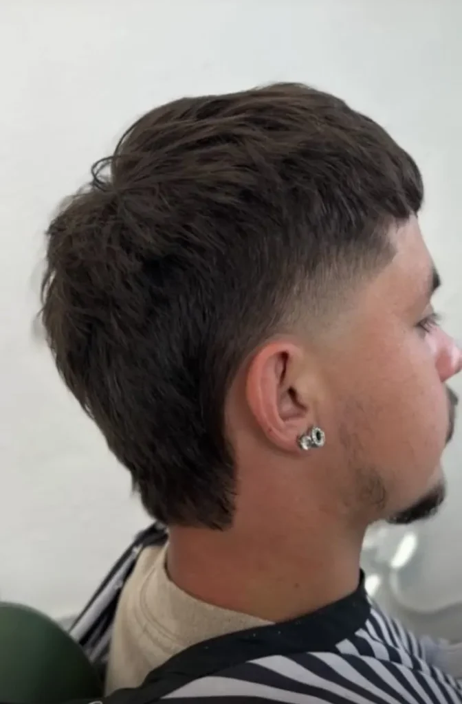 Short fade mullet