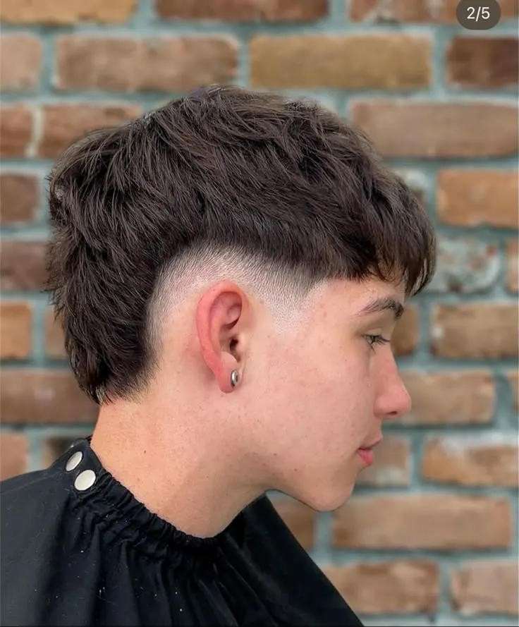 mid fade mullet