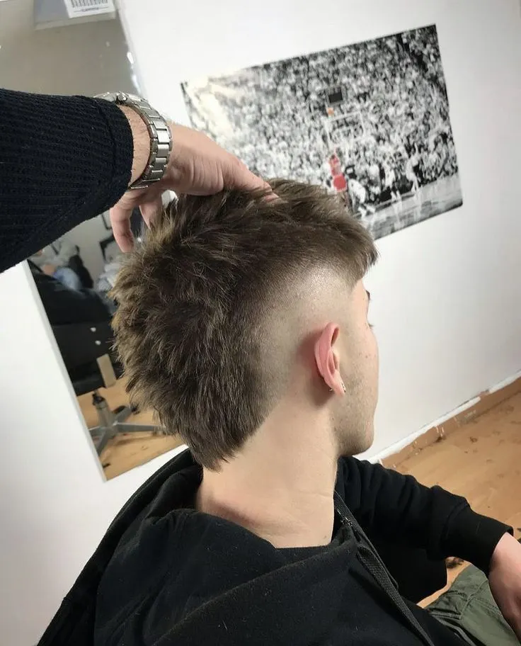 Mullet Mohawk Fade