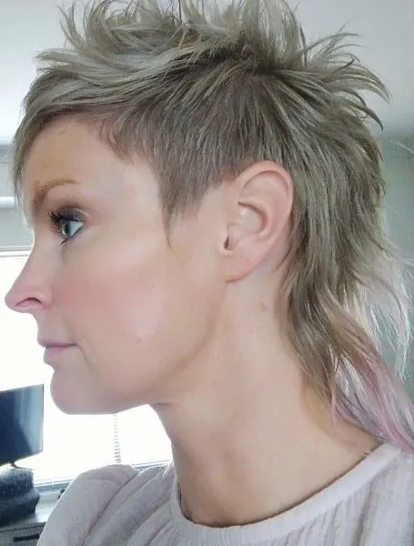 mullet fade for women