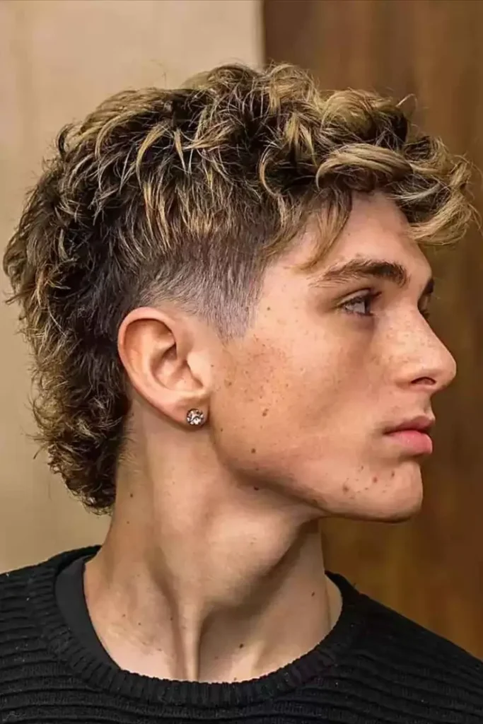 Mullet with Mid Fade Taper